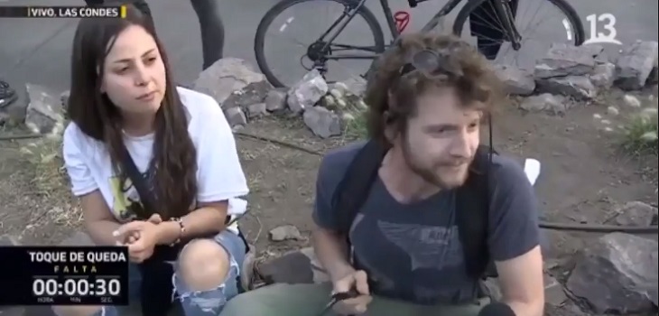 Protesta de vecino de Las Condes es viral: 