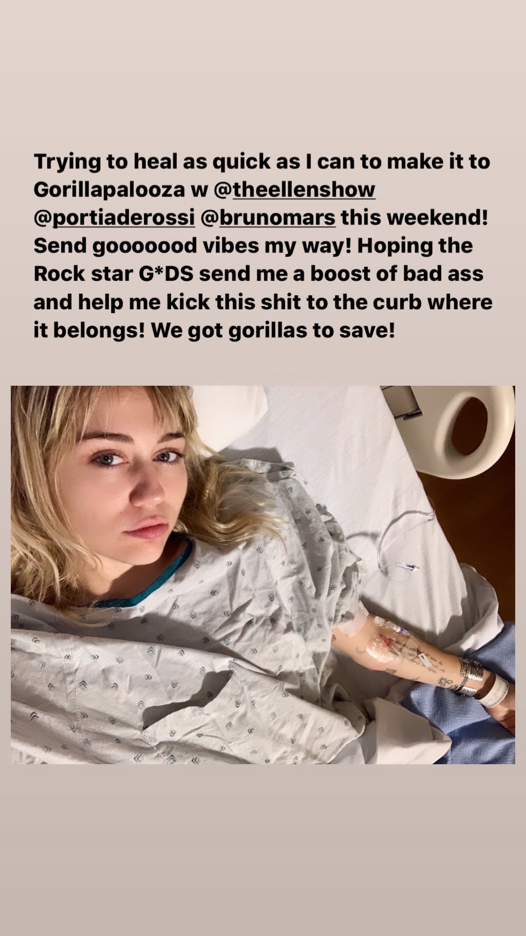  Miley Cyrus fue hospitalizada y Cody Simpson la cuidó