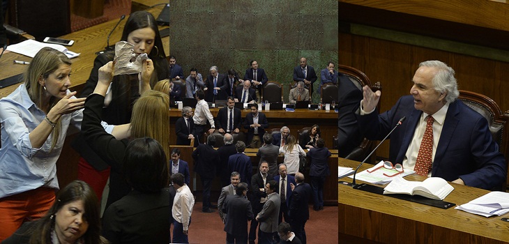 Tensión total en Cámara de Diputados: sesión fue suspendida en medio de gritos entre parlamentarios