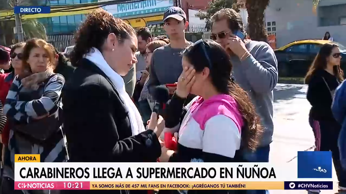 Conmovedor momento en despacho de CHV: mujer se quebró porque no tenía leche para su hijo