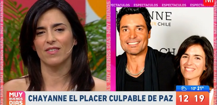 Paz Bascuñán desclasificó en el Muy Buenos Días anécdota que vivió en camarín de Chayanne