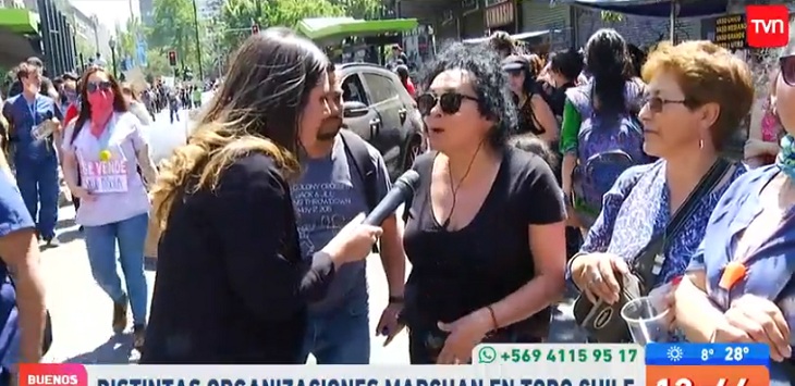 marcha pacifica profesores