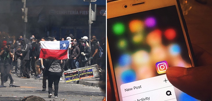 La razón por la que Instagram está censurando contenido sobre manifestaciones en Santiago