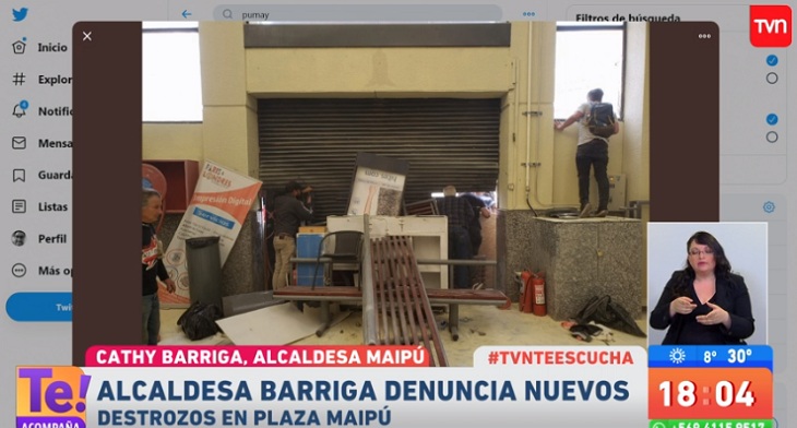 saqueos comuna de maipu