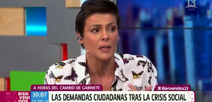 Tonka Tomicic y su 'parada de carros' a senador Insulza tras cuestionar su sueldo en 'Bienvenidos'