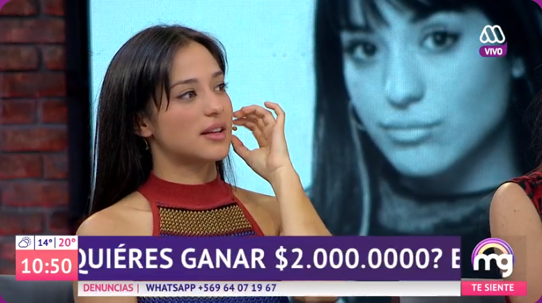 Rocío Toscano en Mucho Gusto