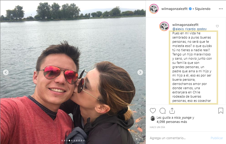 Wilma González contesta a comentario que la enojó