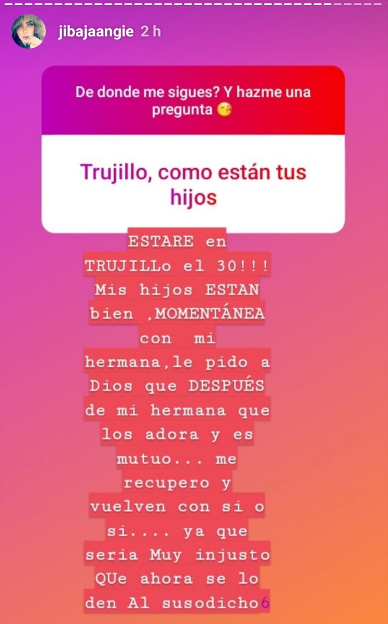 Instagram | Angie Jibaja 