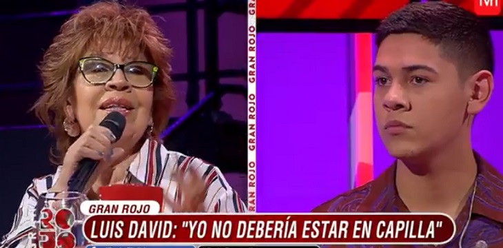 Luis David no quedó conforme con votacion del jurado en Gran Rojo: criticó a Maitén Montenegro