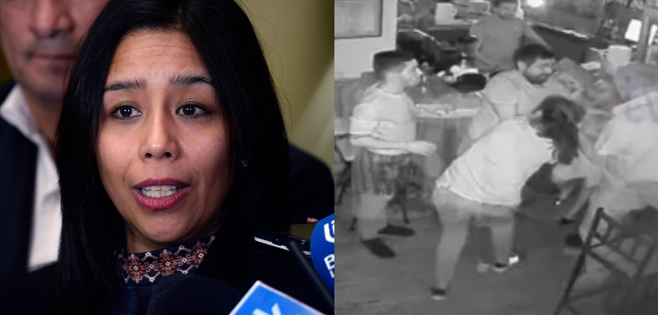 Diputada Leuquén protagonizó escándalo en aparente estado de ebriedad: agredió a empleados de un bar