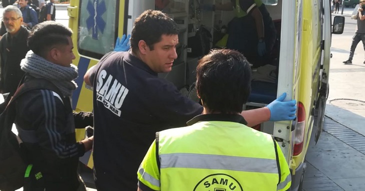 Hombre recibe al menos cinco impactos con balines de goma y queda inconsciente en Viña del Mar