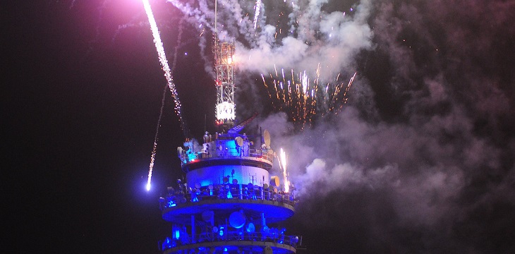 Anuncian suspensión del espectáculo de año nuevo en la Torre Entel