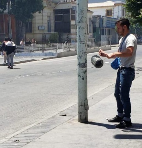 barricada alambre de puas