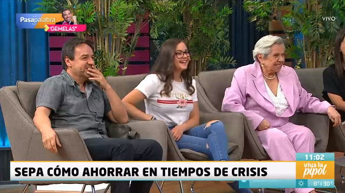La especial participación de hija de Carolina Arredondo en Viva la Pipol: habló de la crisis social