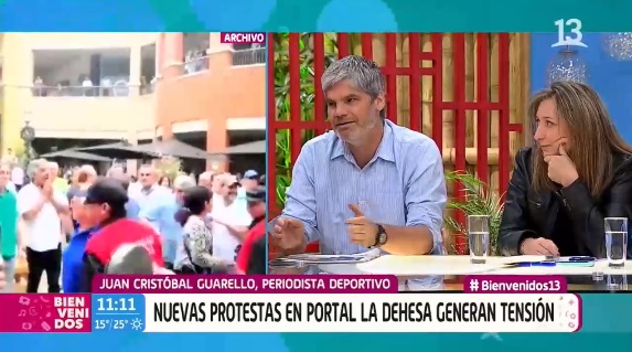 Guarello enojado en Bienvenidos