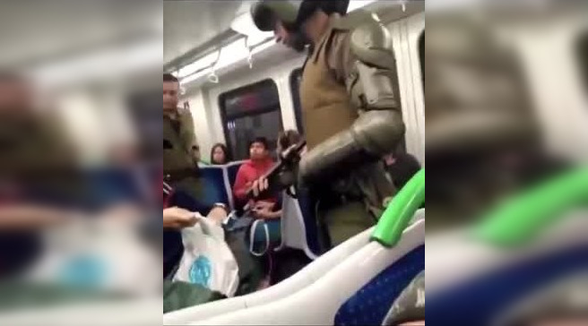 Carabineros explica procedimiento donde efectivos ingresaron a revisar bolsos de pasajeros de Merval