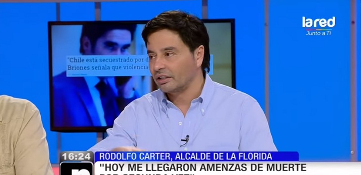 Rodolfo Carter reveló en vivo que recibió amenazas de muerte: 