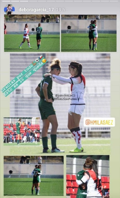 abrazo debora garcia y camila saez