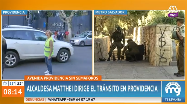 El momento de furia de Evelyn Matthei