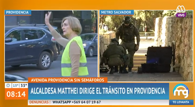 El momento de furia de Evelyn Matthei