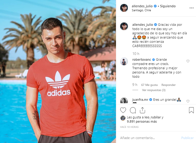 El mensaje de Julio Allendes en redes tras ser eliminado del Gran Rojo