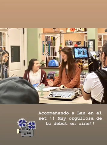 Angélica Castro y Cristian de la Fuente comparten debut e su hija Laura como actriz de cine