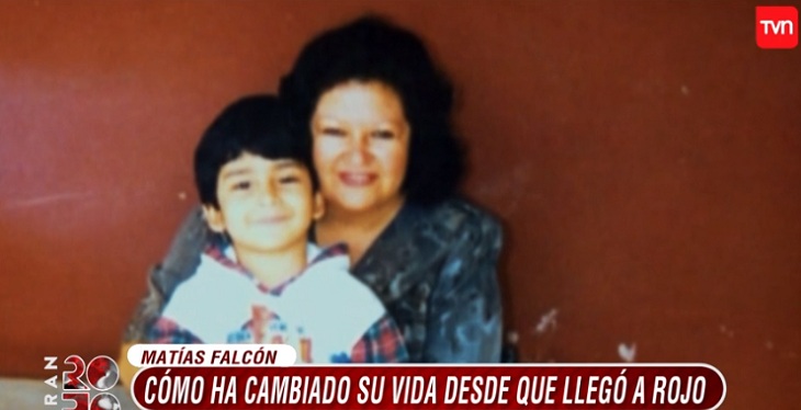 matias falcon con su madre