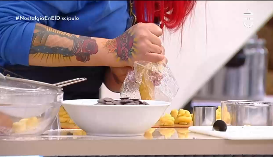 el reto que se ganó Michelle de parte Yann Yvin por su fallido postre