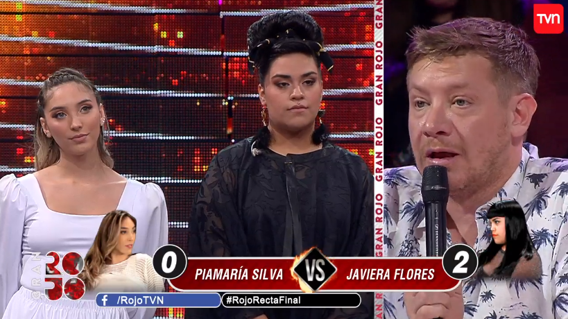 Rojo: los "recados" del jurado a Piamaría tras adelantar su derrota ante duelo con Javiera Flores