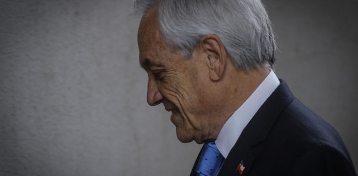 Aprobación de Presidente Piñera llega a lo más bajo de la historia, según encuesta Cadem