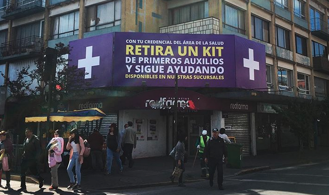 Red Farma entrega kit de emergencia para que ciudadanos ayuden a lesionados durante marchas