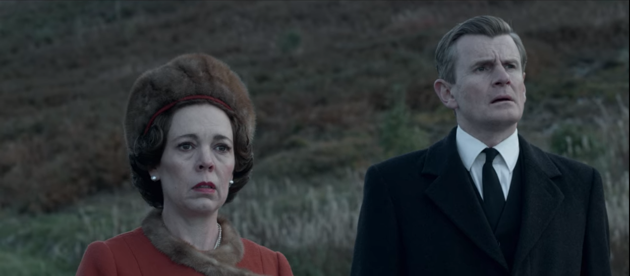 Reina Isabel en Aberfan