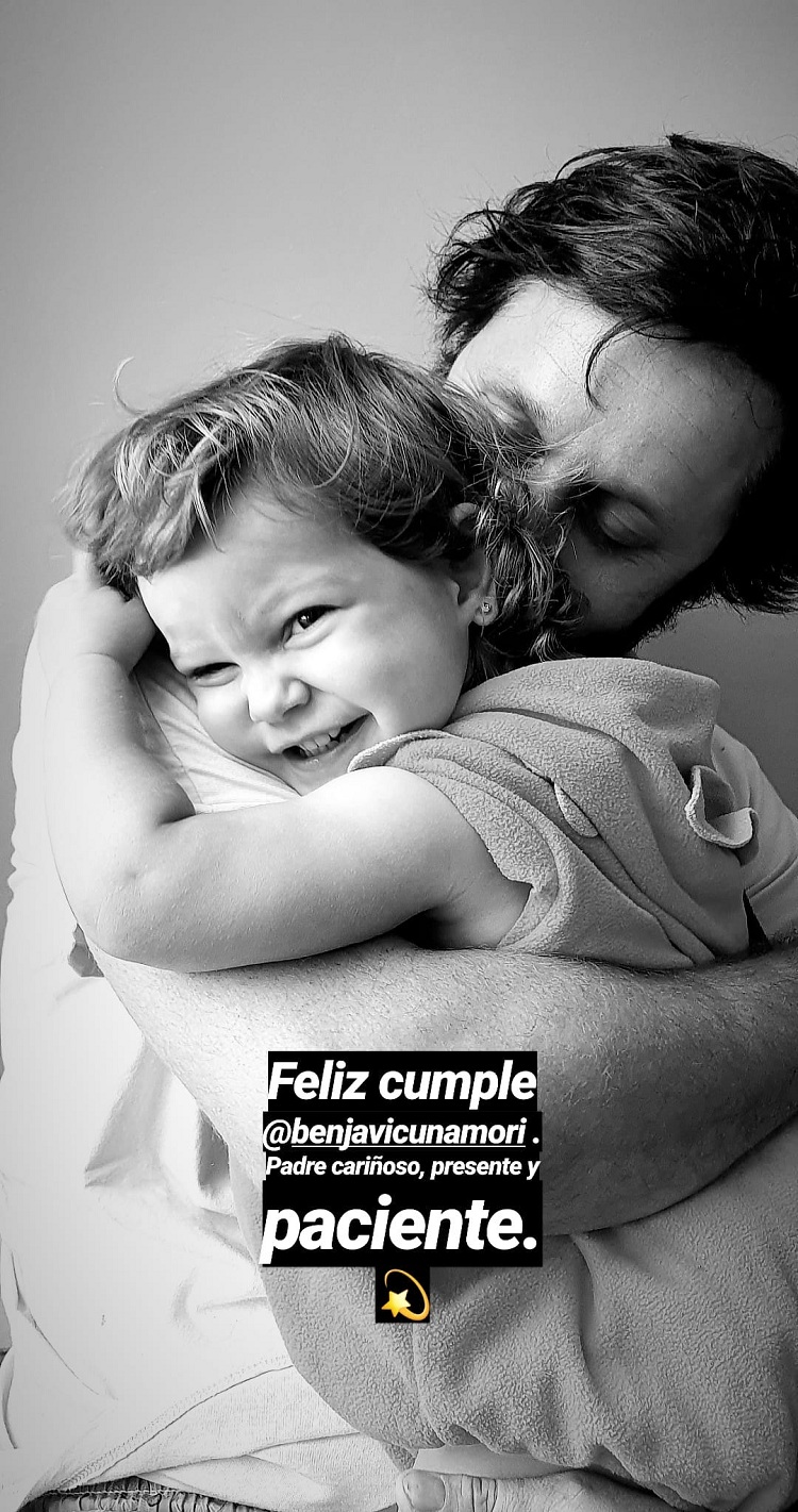 El tierno mensaje de China Suárez a Benja Vicuña en su cumpleaños a días del quiebre