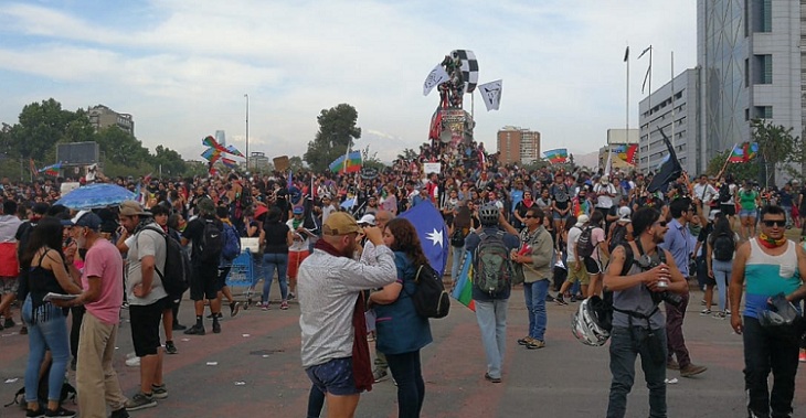 manifestaciones santiago
