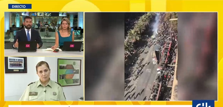 La pregunta de Karim Butte sobre heridos en manifestaciones que descolocó a coronel de Carabineros