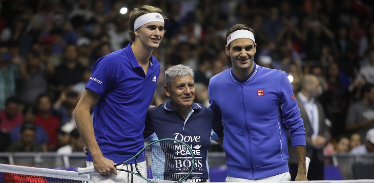 exhibicion roger federer alexander zverev