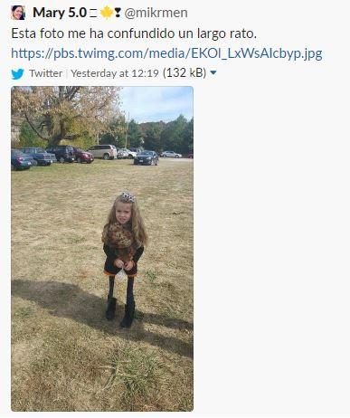 ilusión óptica en Twitter