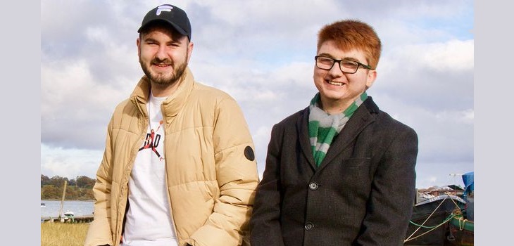 Hermanos Davies después del trasplante