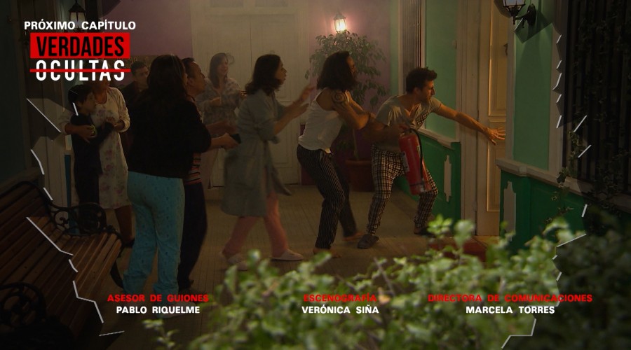 ¿Demasiado falso? Escena de incendio en pasaje de 