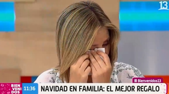 Michelle Adam se quebró en Bienvenidos al hablar de su Navidad: 
