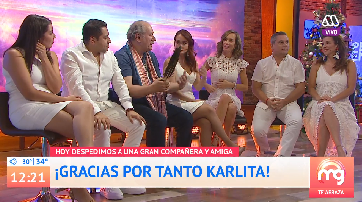 ¿Se desubicó? Comentario de Pedro Engel a Karla Constant en su despedida de Mega sacó risas