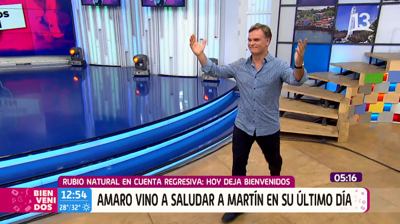 Amaro se despide de Martín