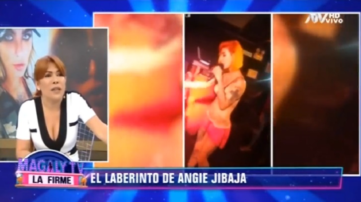 angie jibaja sufre accidente en disco