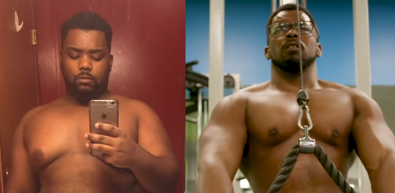 La increíble transformación de hombre que bajó más de 40 kilos como propósito navideño