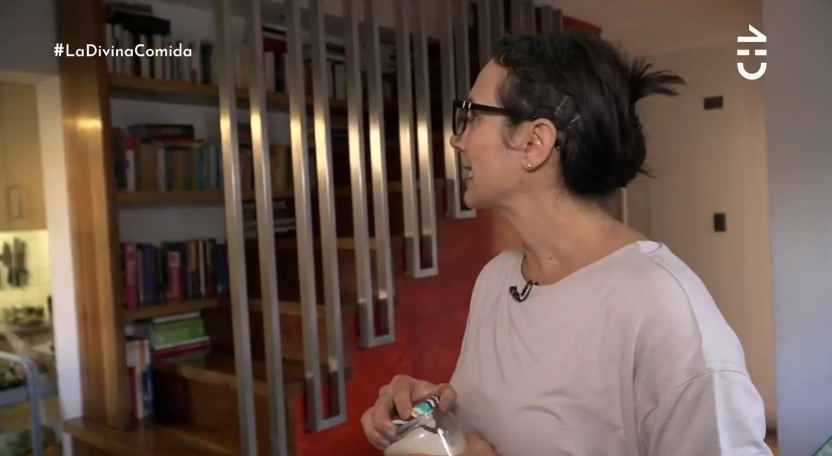 Blanca Lewin mostró la conexión (literal) que hay entre su casa y la de su pareja Daniel Matamala