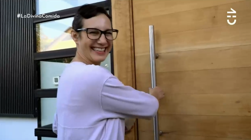 Blanca Lewin mostró la conexión (literal) que hay entre su casa y la de su pareja Daniel Matamala