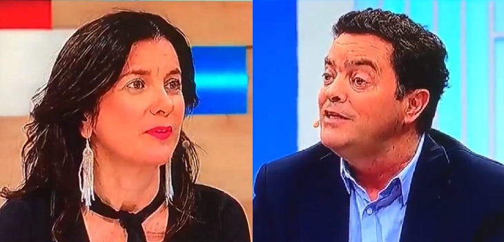 Polémica afirmación de Felipe Izquierdo provocó reacción de Mirna Schindler: generó debate en redes