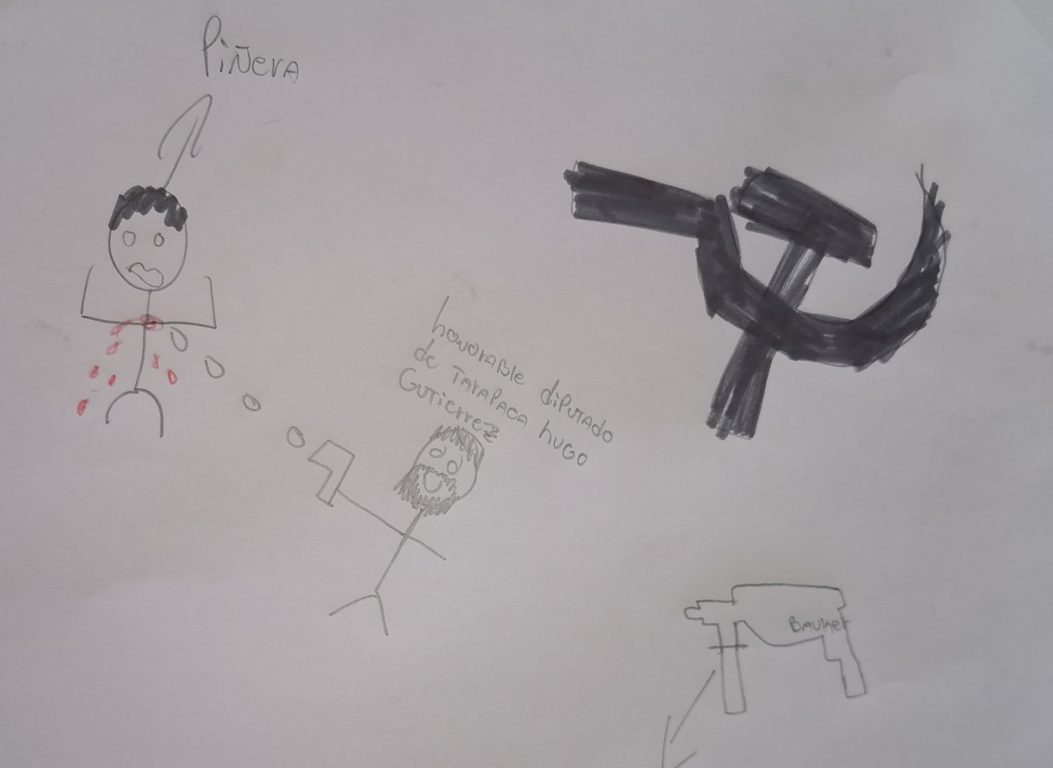 Dibujos de diputado Hugo Gutiérrez 