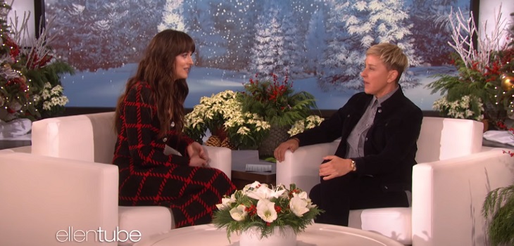 El incómodo cruce de palabras entre Dakota Johnson y Ellen DeGeneres por una fiesta de cumpleaños