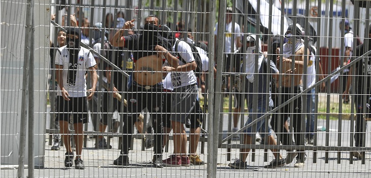 encapuchados partido calera iquique